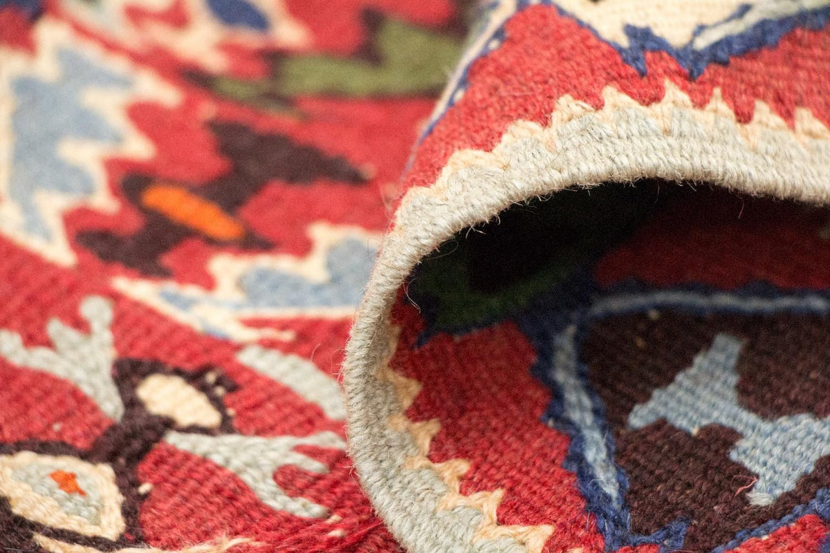 Tappeto Kelim - Vecchio - 153 x 119 cm - blu