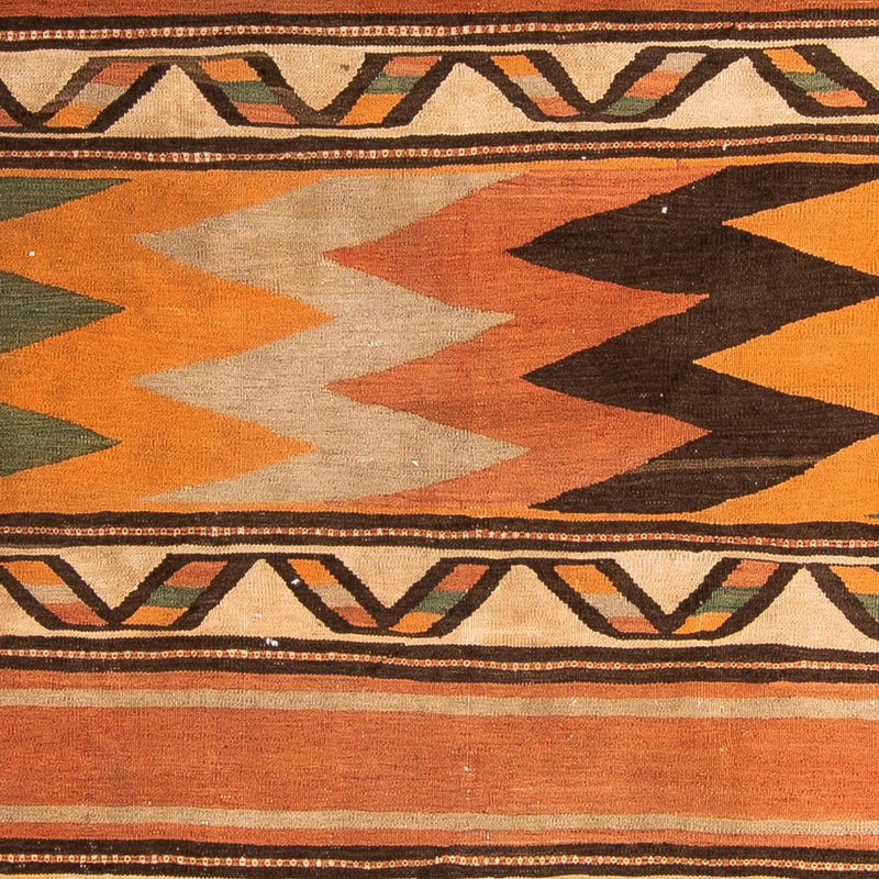 Tappeto corsia Tappeto Kelim - Vecchio - 340 x 160 cm - multicolore