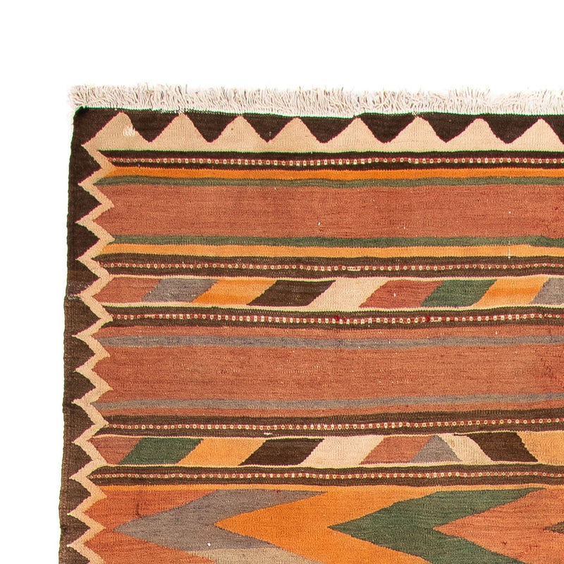 Tappeto corsia Tappeto Kelim - Vecchio - 340 x 160 cm - multicolore