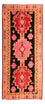 Tappeto corsia Tappeto Kelim - Vecchio - 330 x 150 cm - multicolore