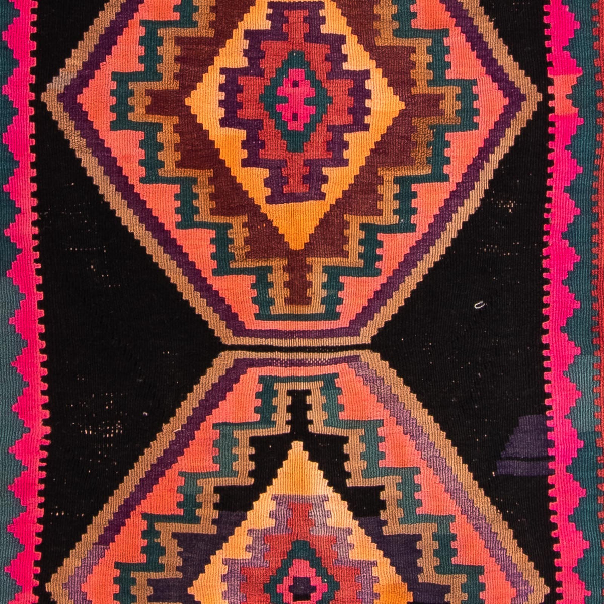 Tappeto corsia Tappeto Kelim - Vecchio - 310 x 160 cm - multicolore