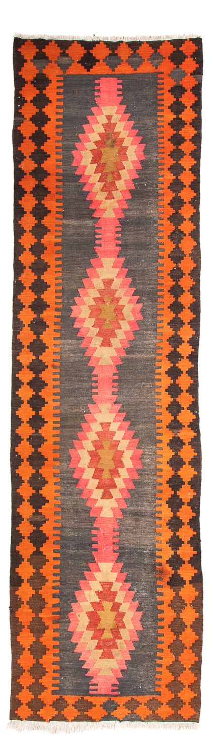 Tappeto corsia Tappeto Kelim - Vecchio - 340 x 100 cm - multicolore