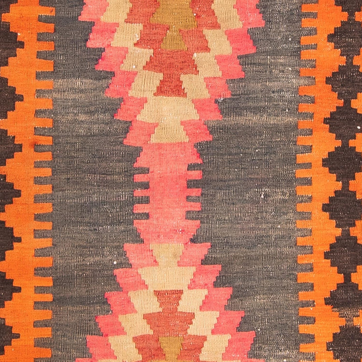 Tappeto corsia Tappeto Kelim - Vecchio - 340 x 100 cm - multicolore