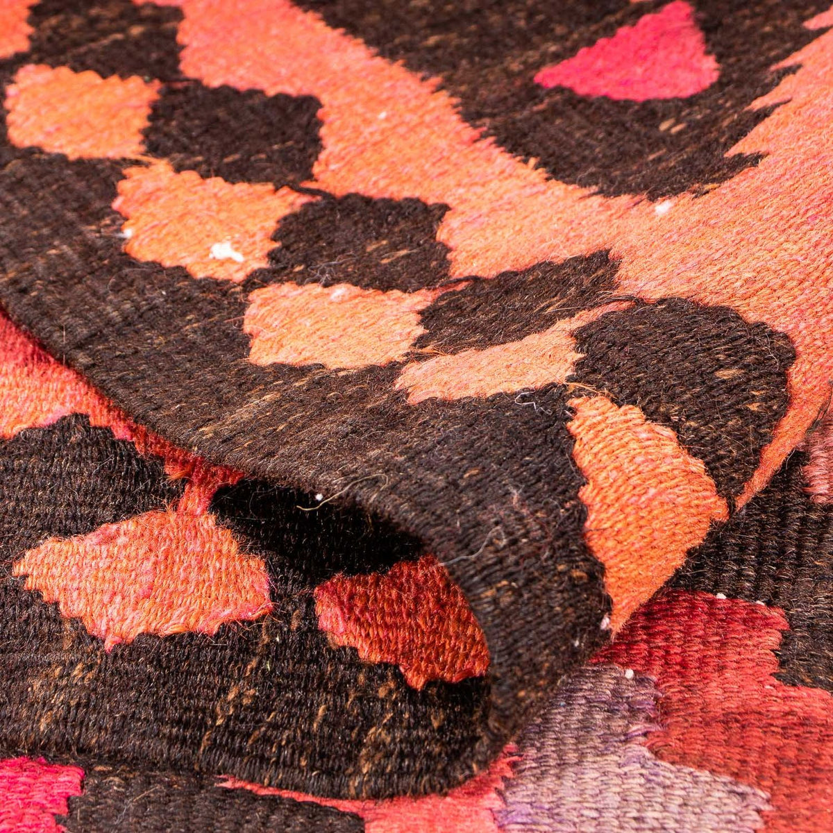 Tappeto corsia Tappeto Kelim - Vecchio - 370 x 140 cm - multicolore