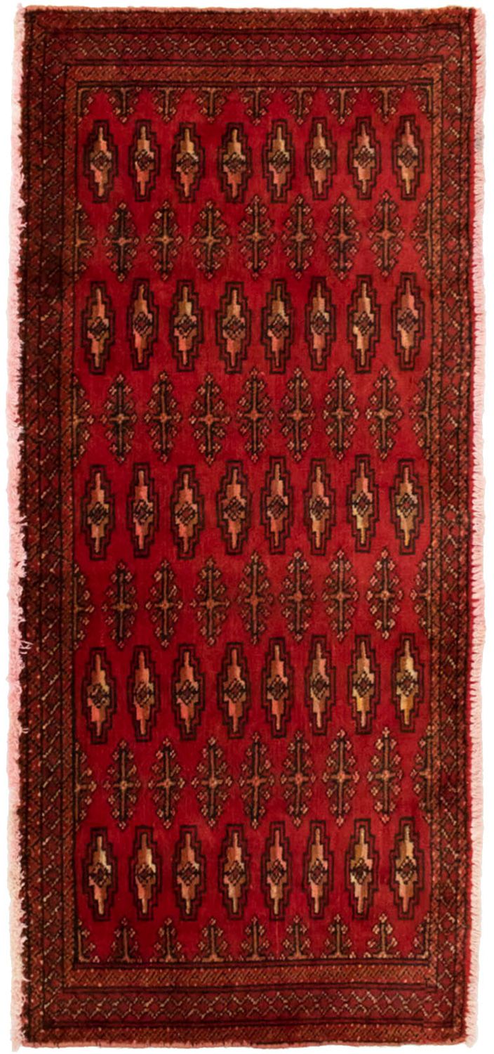 Tappeto Turkaman - 130 x 60 cm - rosso