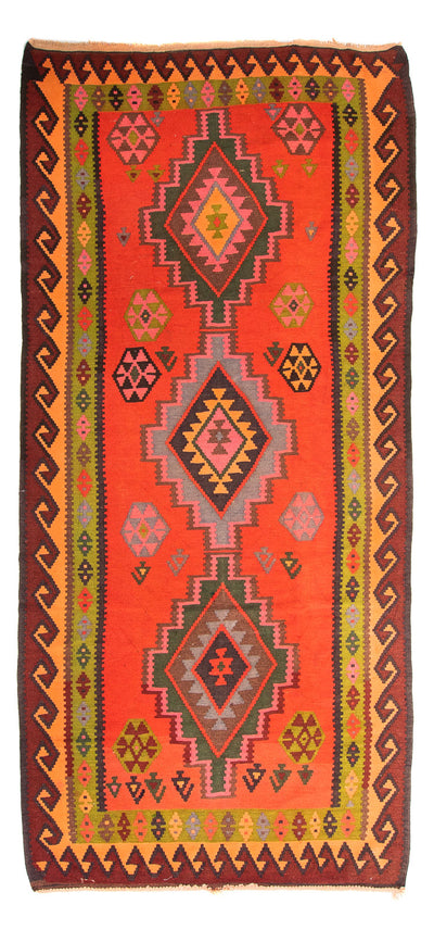 Kilim antico 155x330cm - multicolore