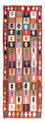 Tappeto corsia Tappeto Kelim - Vecchio - 345 x 122 cm - multicolore
