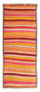 Tappeto corsia Tappeto Kelim - Vecchio - 370 x 160 cm - multicolore