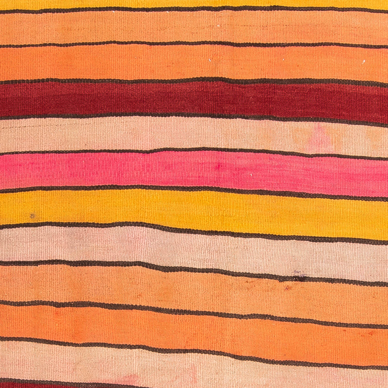 Tappeto corsia Tappeto Kelim - Vecchio - 370 x 160 cm - multicolore
