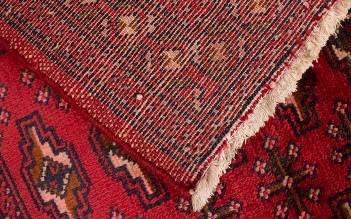 Tappeto Turkaman - 130 x 60 cm - rosso