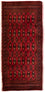 Tappeto Turkaman - 130 x 60 cm - rosso