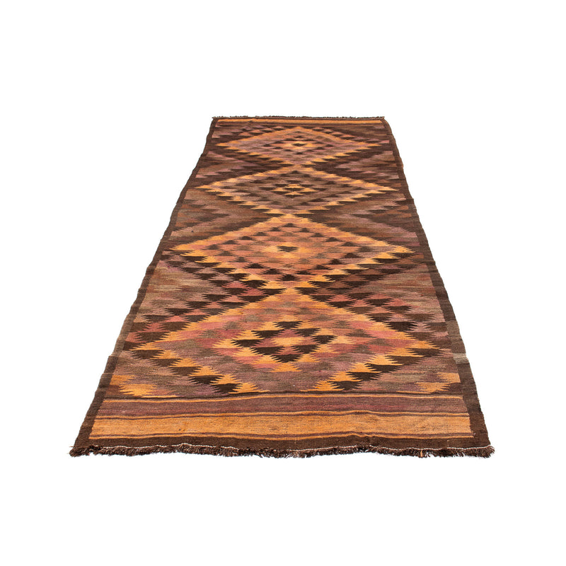 Tappeto corsia Tappeto Kelim - Vecchio - 380 x 145 cm - multicolore