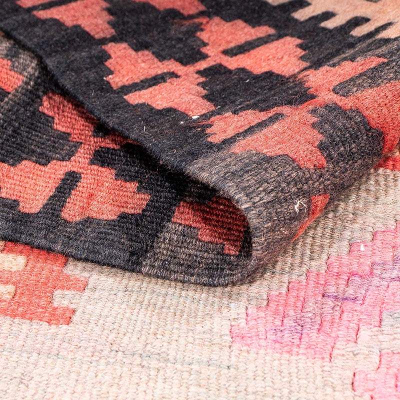 Tappeto corsia Tappeto Kelim - Vecchio - 395 x 180 cm - multicolore