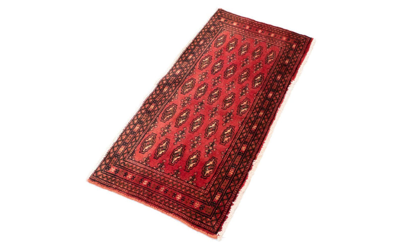 Tappeto corsia Tappeto Turkaman - 100 x 50 cm - rosso