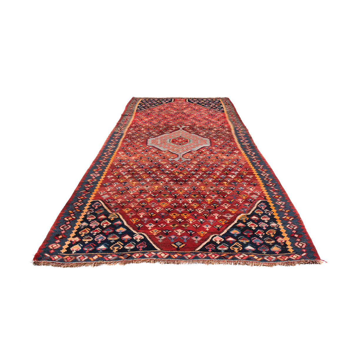 Tappeto Kelim - Vecchio - 340 x 170 cm - multicolore
