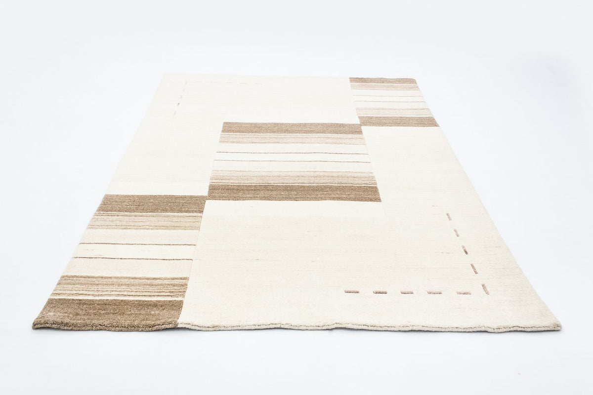 Tappeto di lana - 197 x 144 cm - naturale