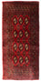Tappeto corsia Tappeto Turkaman - 100 x 50 cm - rosso