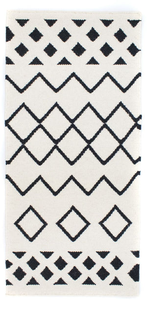 Tappeto Kelim - Tendenza - 132 x 63 cm - beige