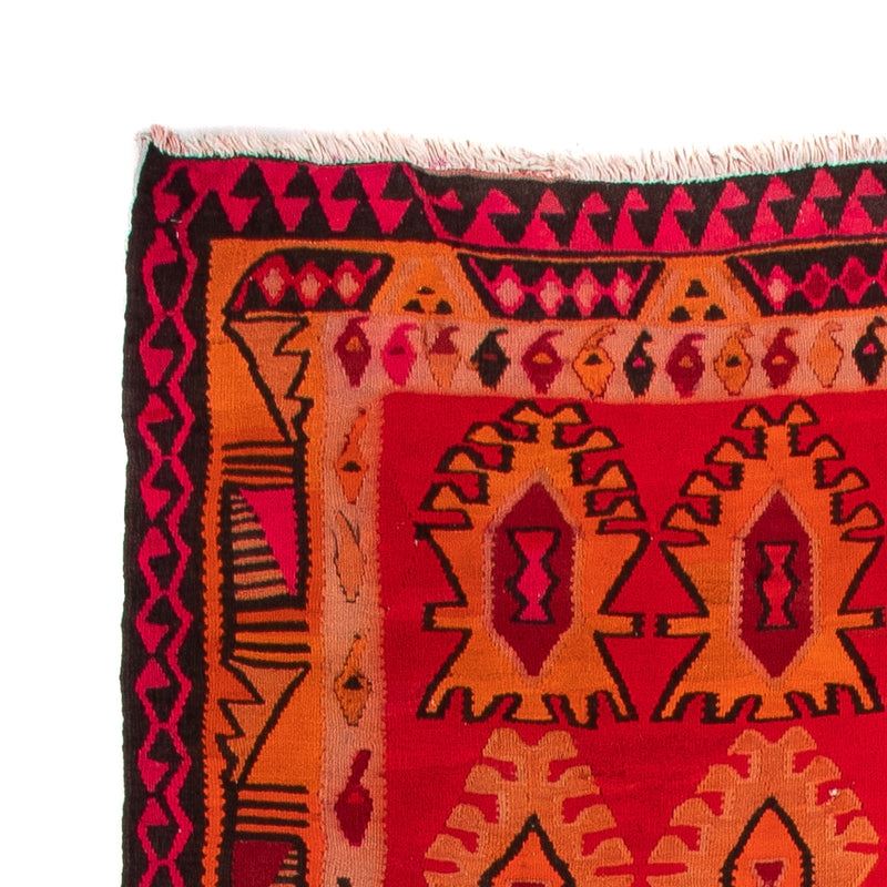 Tappeto corsia Tappeto Kelim - Vecchio - 395 x 155 cm - multicolore