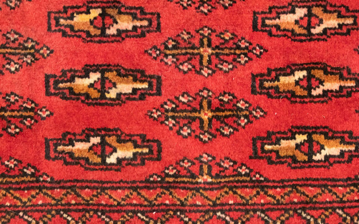 Tappeto corsia Tappeto Turkaman - 100 x 50 cm - rosso