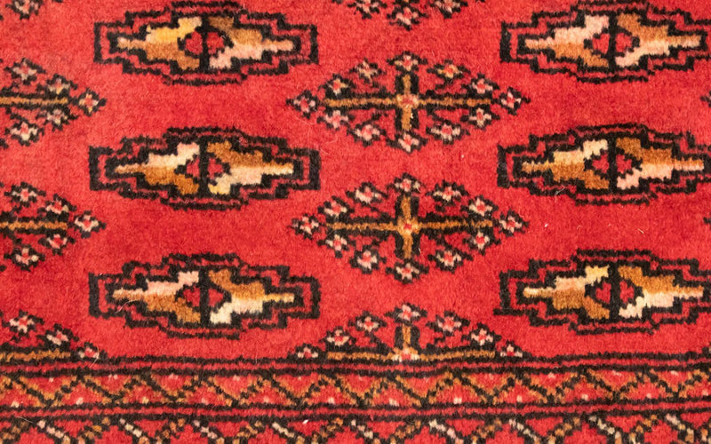 Tappeto corsia Tappeto Turkaman - 100 x 50 cm - rosso