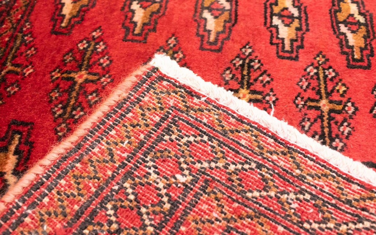 Tappeto corsia Tappeto Turkaman - 100 x 50 cm - rosso
