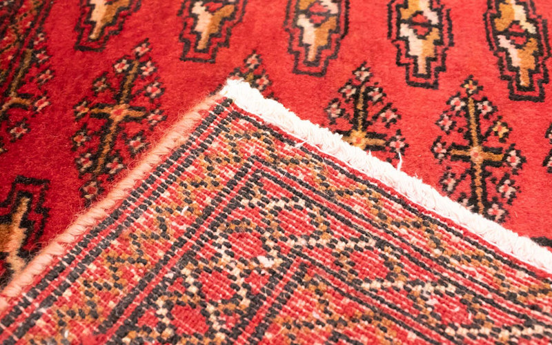 Tappeto corsia Tappeto Turkaman - 100 x 50 cm - rosso