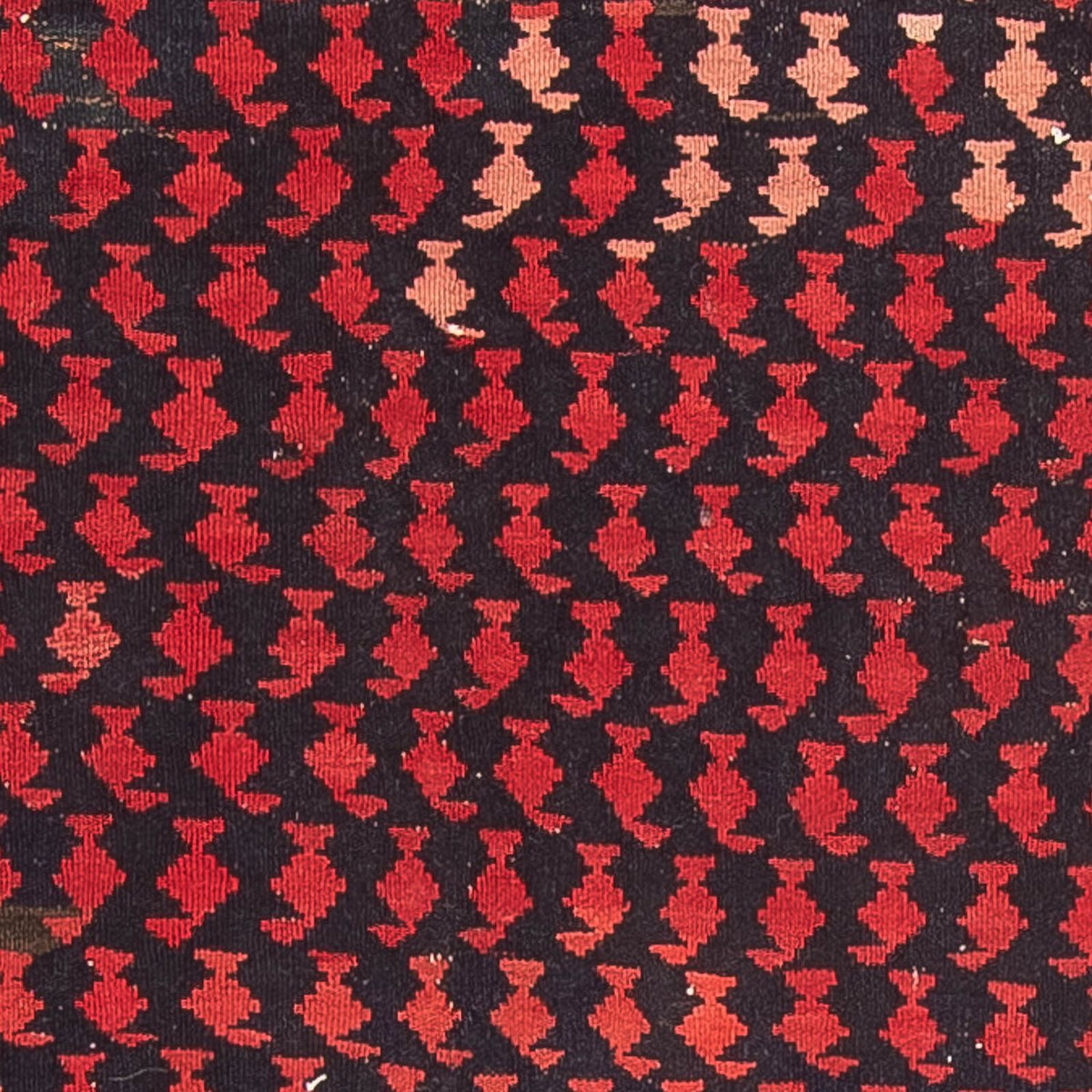 Tappeto corsia Tappeto Kelim - Vecchio - 450 x 120 cm - blu scuro