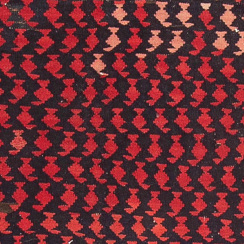 Tappeto corsia Tappeto Kelim - Vecchio - 450 x 120 cm - blu scuro