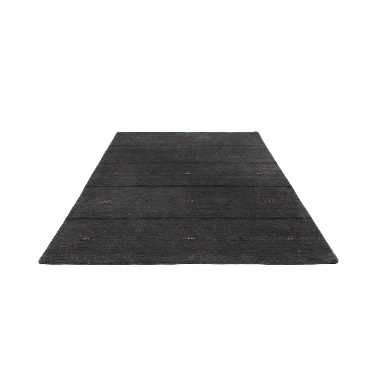 Tappeto Gabbeh - Loribaft Softy - 240 x 173 cm - marrone scuro