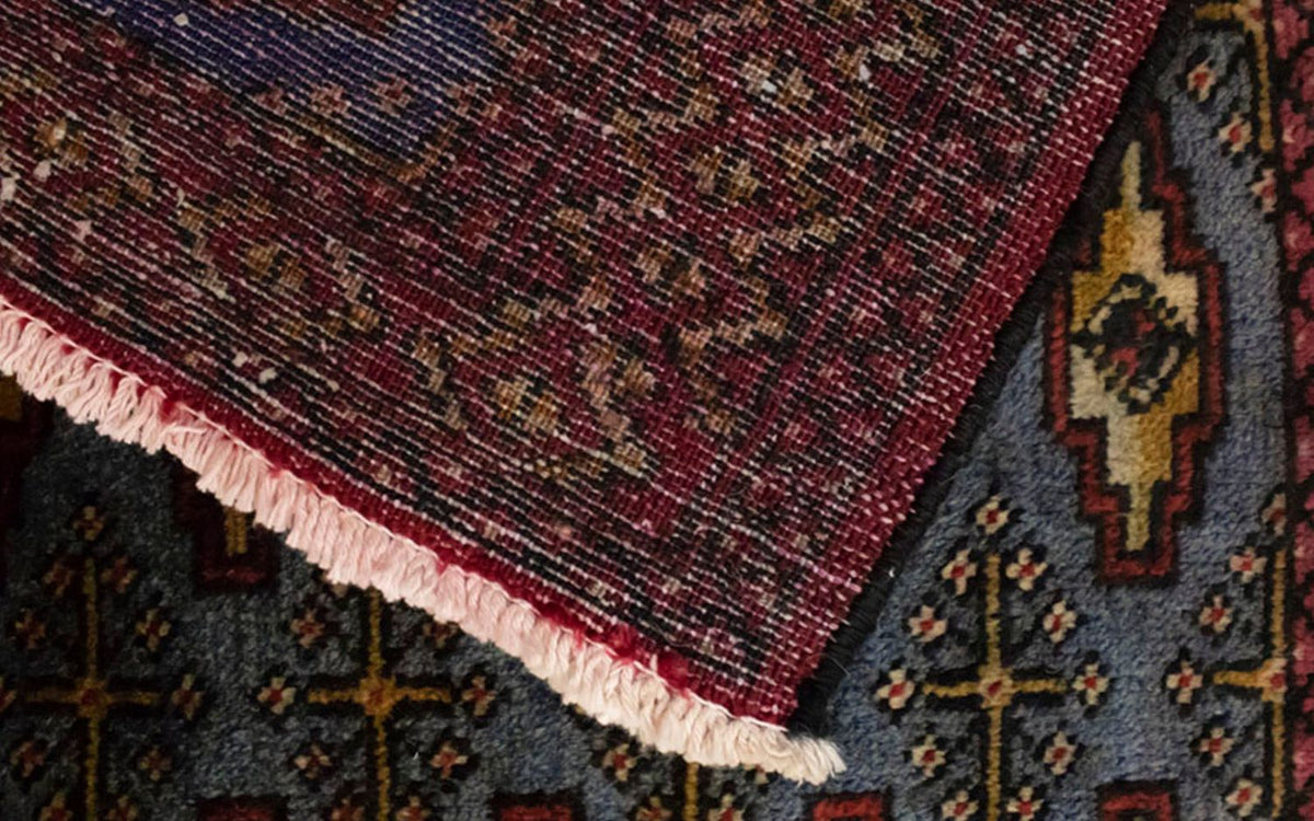 Tappeto Turkaman - 130 x 60 cm - blu