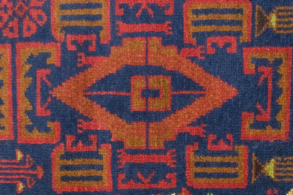 Tappeto Belutsch - 135 x 81 cm - blu