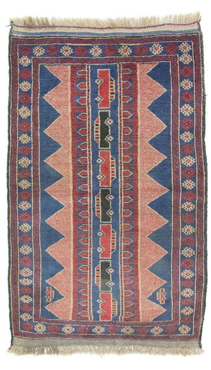 Tappeto Belutsch - 160 x 84 cm - blu