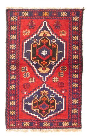 Tappeto Belutsch - 130 x 79 cm - rosso