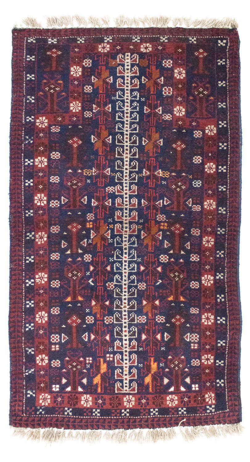 Tappeto Belutsch - 140 x 87 cm - blu