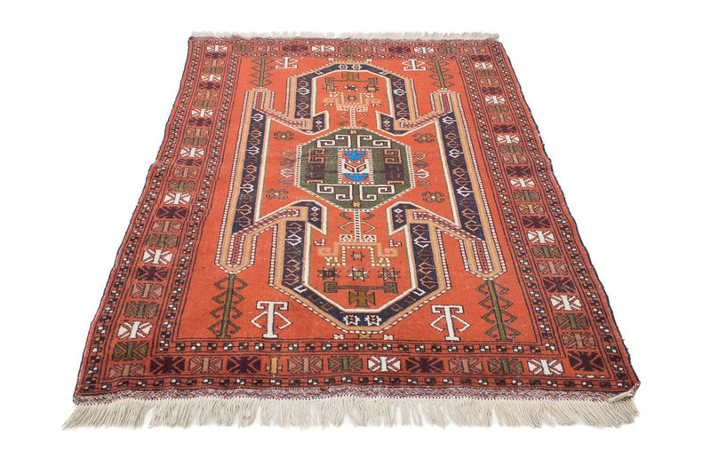 Tappeto Turkaman - 160 x 125 cm - arancione