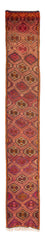 Tappeto corsia Tappeto Kelim - Vecchio - 400 x 75 cm - multicolore
