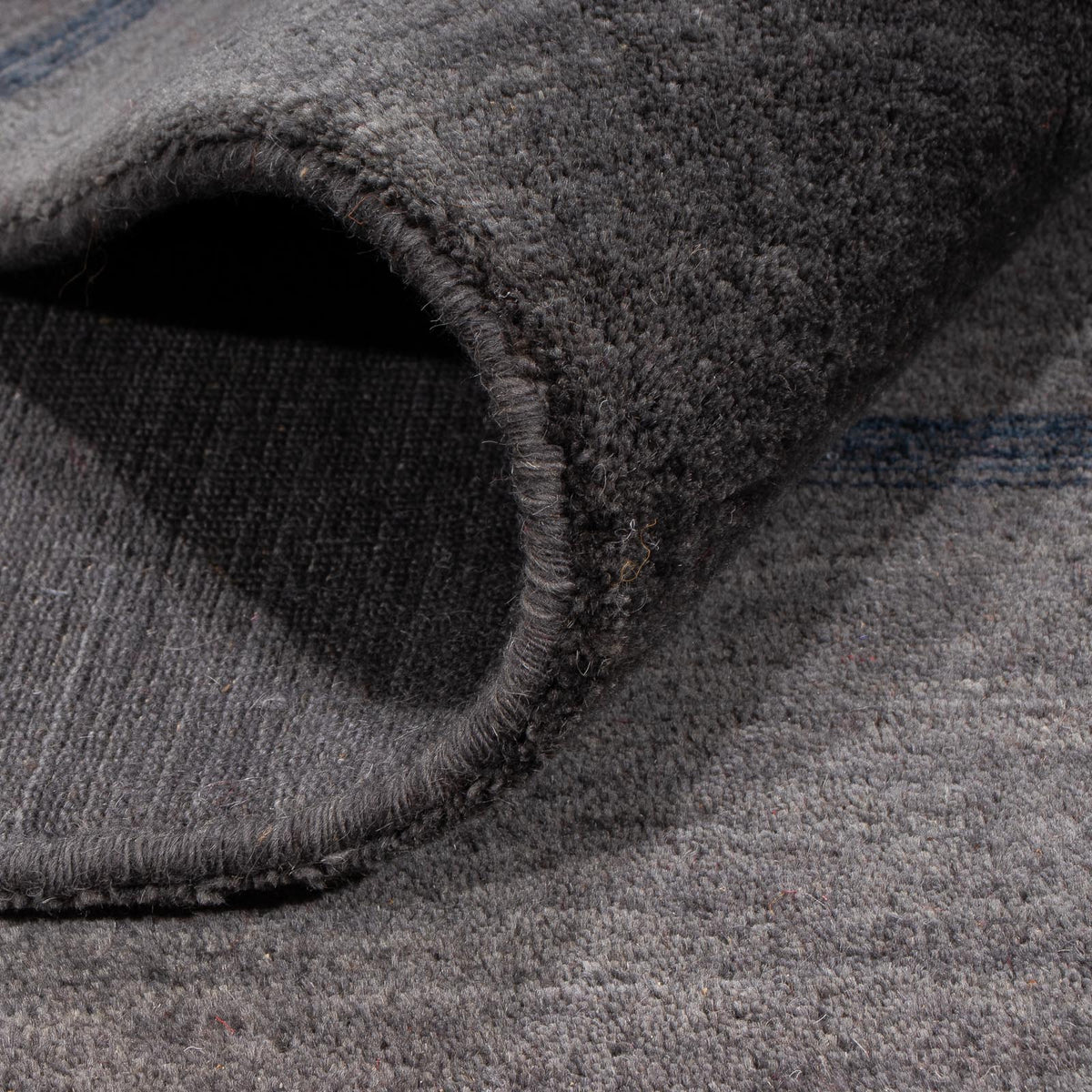 Tappeto Gabbeh - Loribaft Softy - 218 x 171 cm - marrone scuro