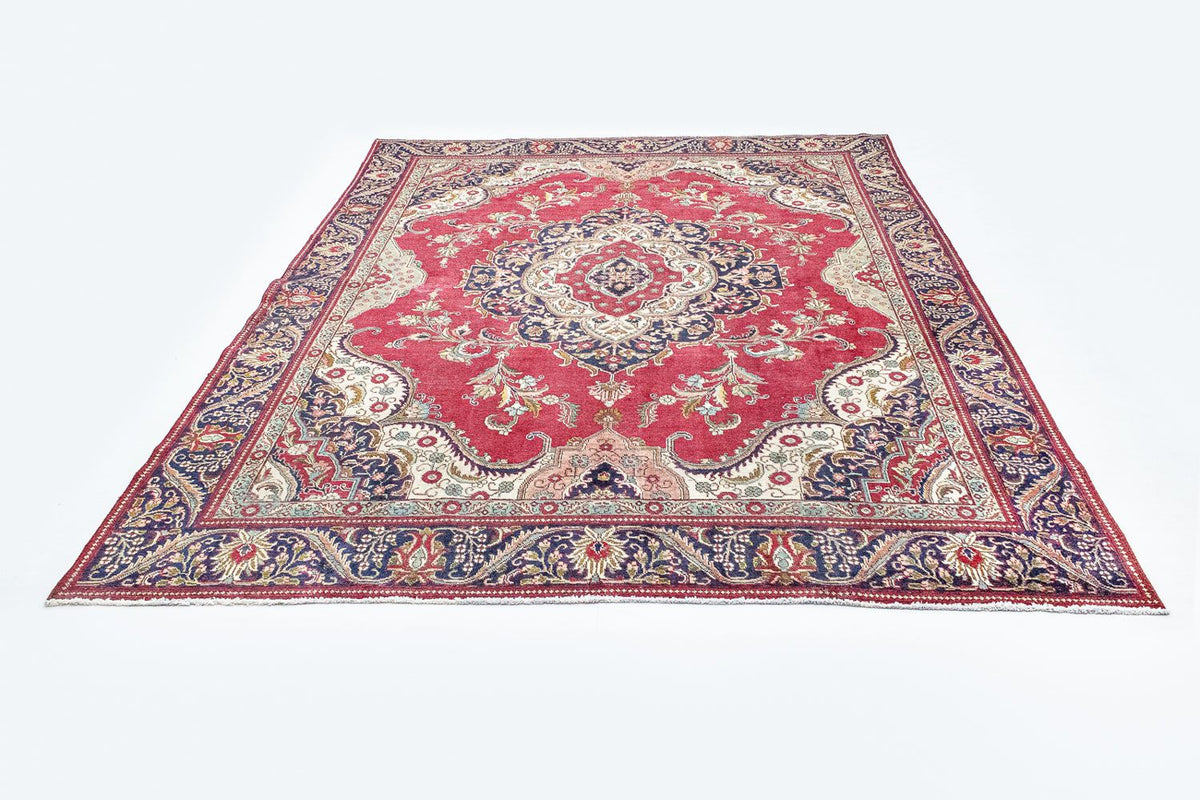 Tappeto Persero - Tabriz - 367 x 277 cm - rosso