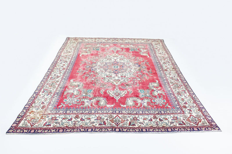 Tappeto Persero - Tabriz - 393 x 285 cm - rosso