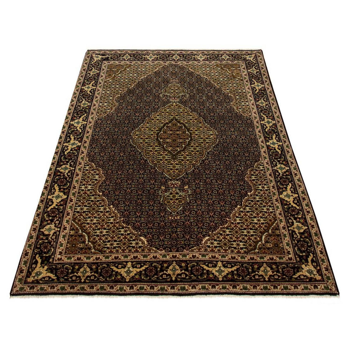 Tappeto Persero - Tabriz - Reale - 155 x 102 cm - blu