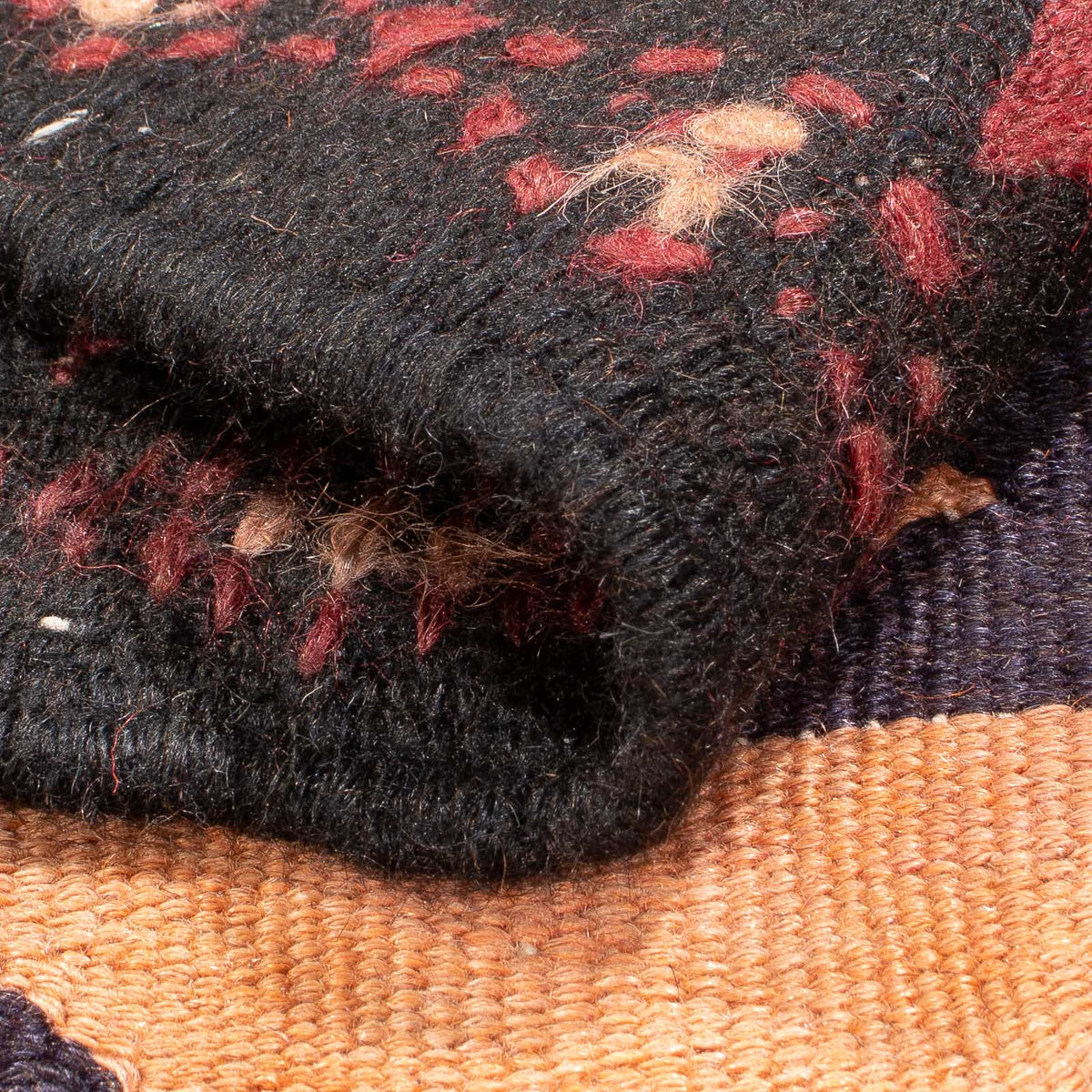 Tappeto corsia Tappeto Kelim - Vecchio - 435 x 150 cm - rosso chiaro