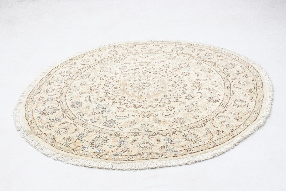 Tappeto Persero - Nain - Reale rotondo - 150 x 150 cm - beige