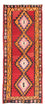 Tappeto corsia Tappeto Kelim - Vecchio - 390 x 150 cm - rosso