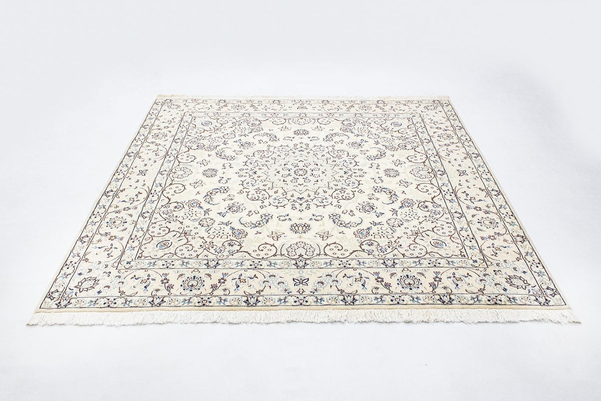 Tappeto Persero - Nain - Reale quadrato - 200 x 193 cm - beige