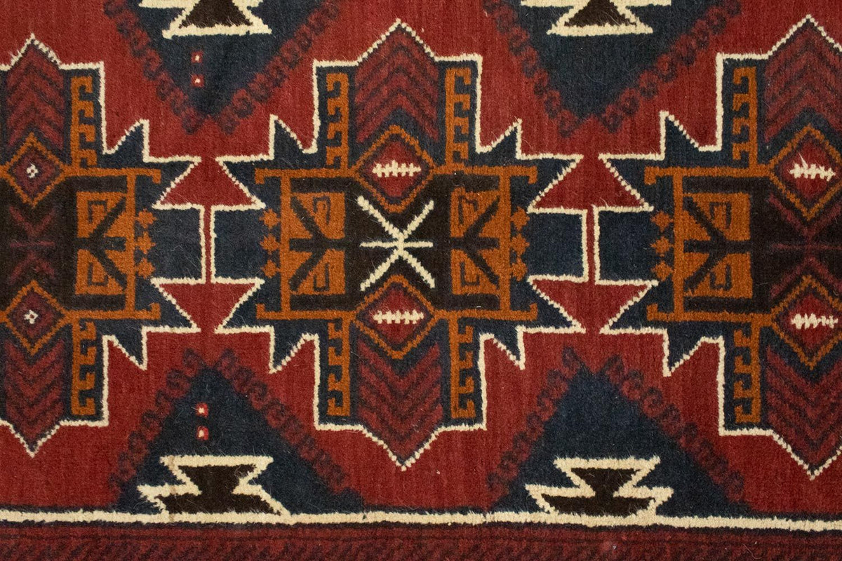 Tappeto Belutsch - 134 x 80 cm - rosso
