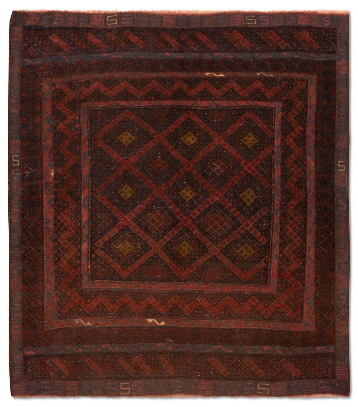 Tappeto Kelim - Orientale - 139 x 118 cm - marrone