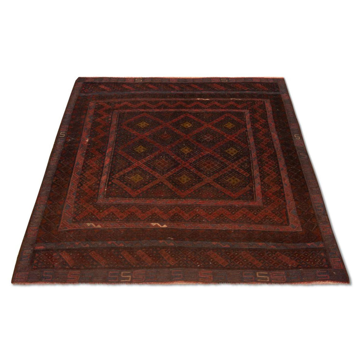 Tappeto Kelim - Orientale - 139 x 118 cm - marrone