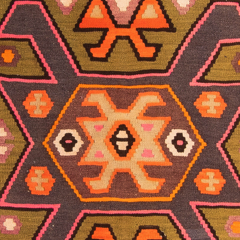 Tappeto corsia Tappeto Kelim - Vecchio - 305 x 145 cm - multicolore