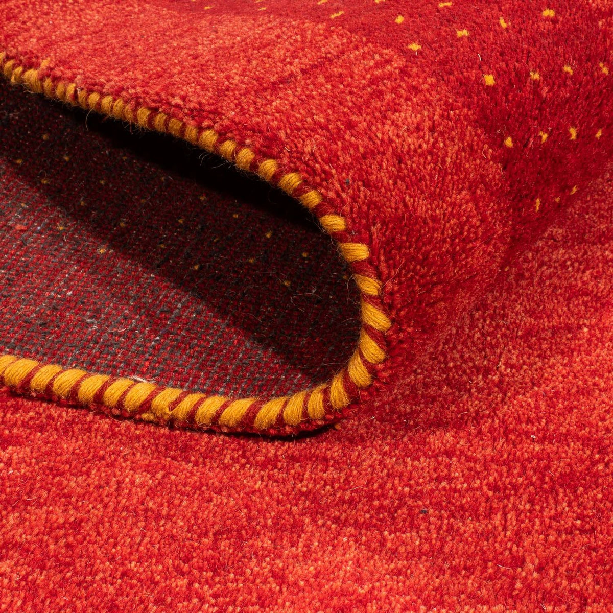 Tappeto Gabbeh - Indus - 245 x 154 cm - rosso scuro